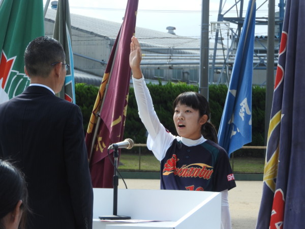 第６６回石川県中学校ソフトボール　開会式１